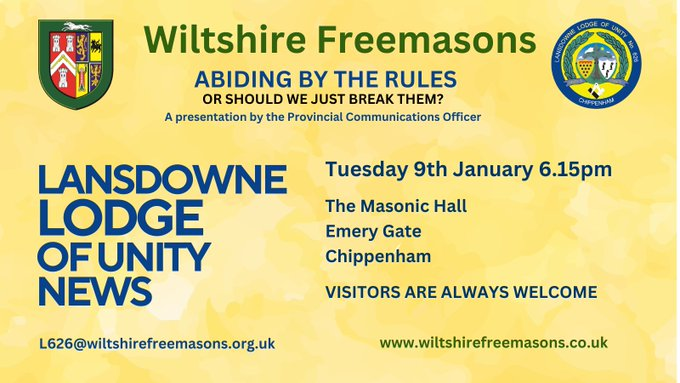 Wiltshire Freemasons tweet media