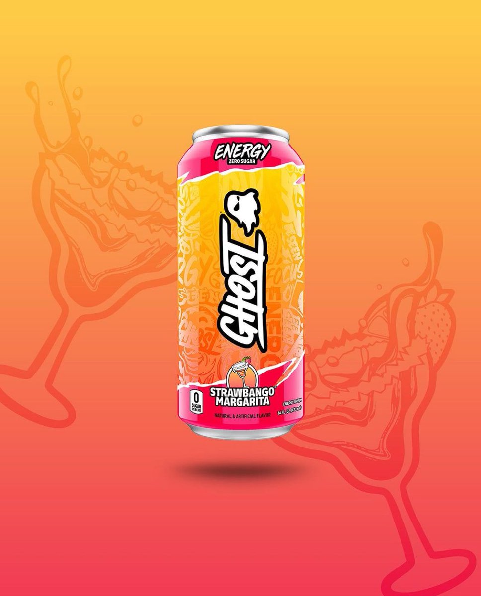 🍹 Unleashing a fiesta of flavor with Ghost Energy's STRAWBANGO MARGARITA! 🚀 Sip, savor, and let the energy flow. Ready to elevate your taste buds and energy levels simultaneously? Let's cheers to the Strawbango Margarita life! 🎉🔥 #GhostEnergy #StrawbangoMargarita