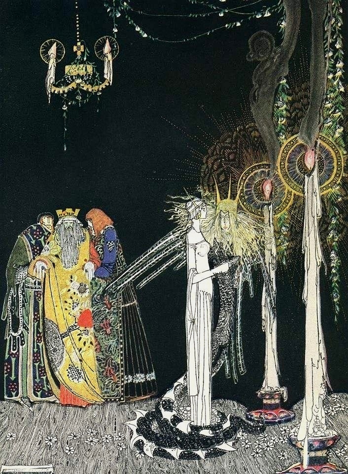 dreamerbook's tweet photo. 'East of the Sun and West of the Moon' by Kay Nielsen, 1914

#eastofthesunandwestofthemoon #kaynielsen #illustration https://t.co/y7ZDSkhTEZ