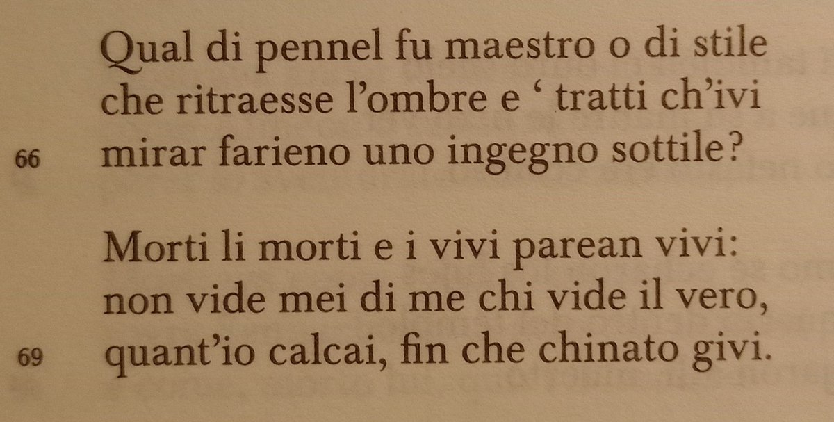 _playmistyforme's tweet image. «¿Qué maestro de lápiz o pincel 
trazaría las sombras y las líneas 
que allí harían admirar a agudo ingenio? 

Muertos, los muertos vi, y a los vivos, vivos; 
quien vio la realidad no vio mejor 
que yo lo que inclinado iba pisando.» 

Purgatorio, XII, 64-69.