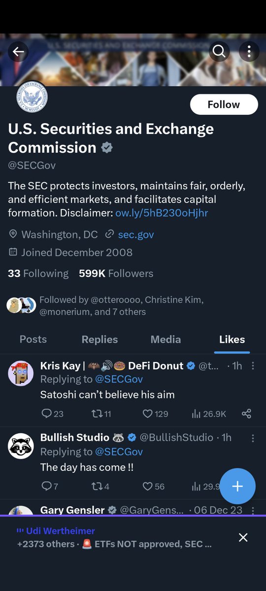 Hmmmm... Nice likes SEC!