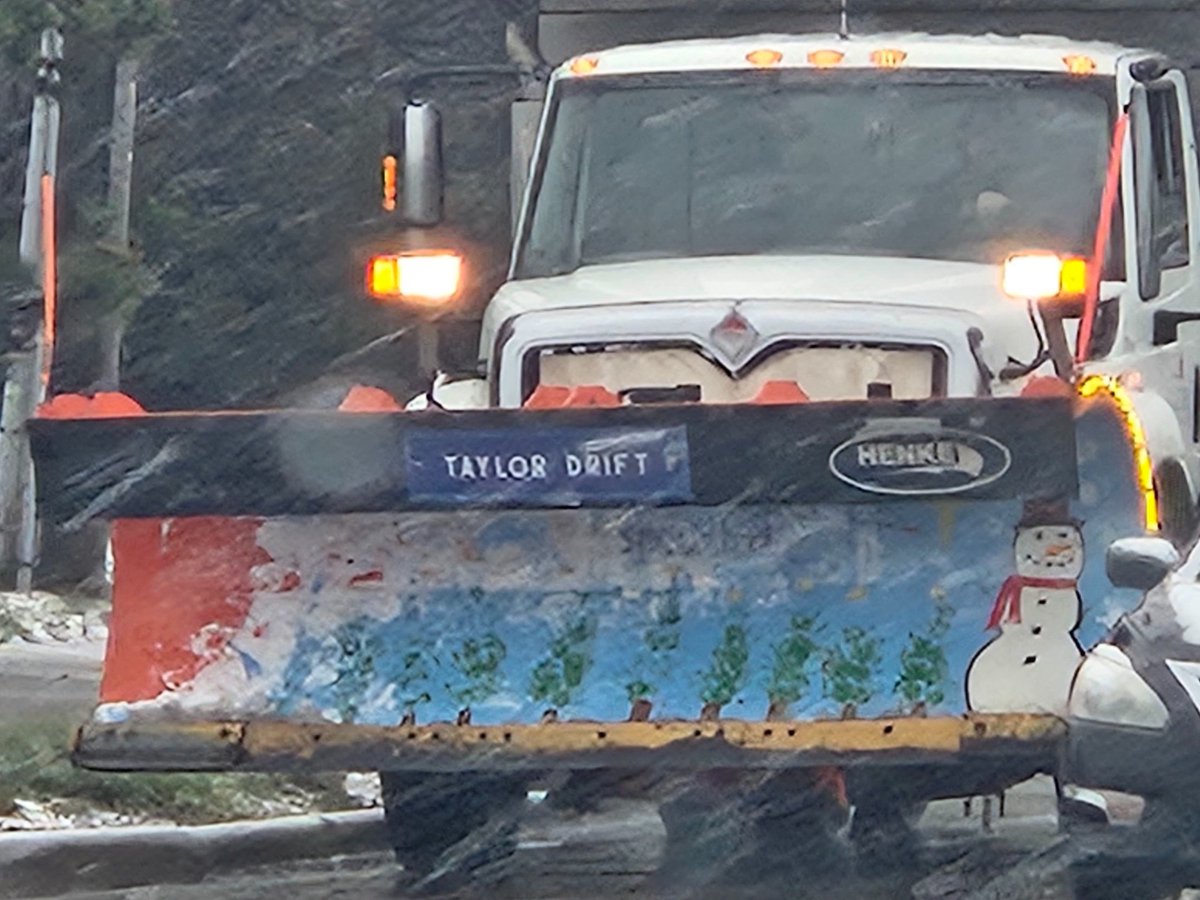 Thank you "Taylor Drift" and all of the other <a href="/CityofOlatheKS/">City of Olathe, Kansas</a> snow plows for keeping us safe and moving!