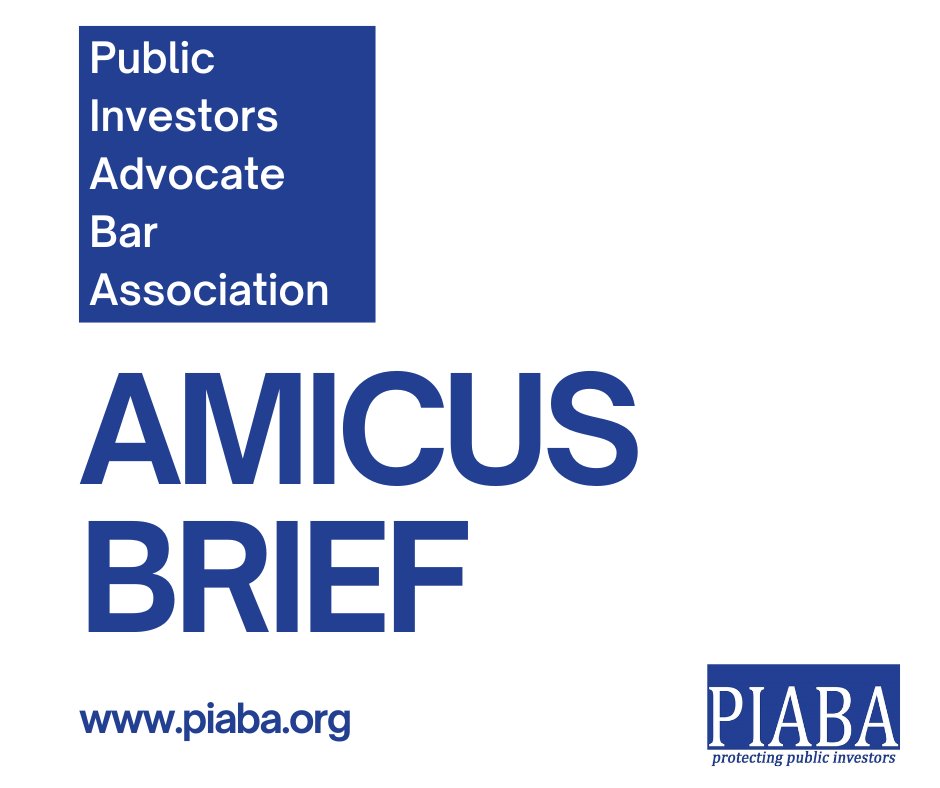 AMICUS BRIEF - Brief of Amici Curiae Public Justice, American Association For Justice, National Consumer Law Center, Woodstock Institute, and Public Investors Advocate Bar Association in Support of Appellees No. 23-2842 (January 9, 2024) bit.ly/3RQe8f5