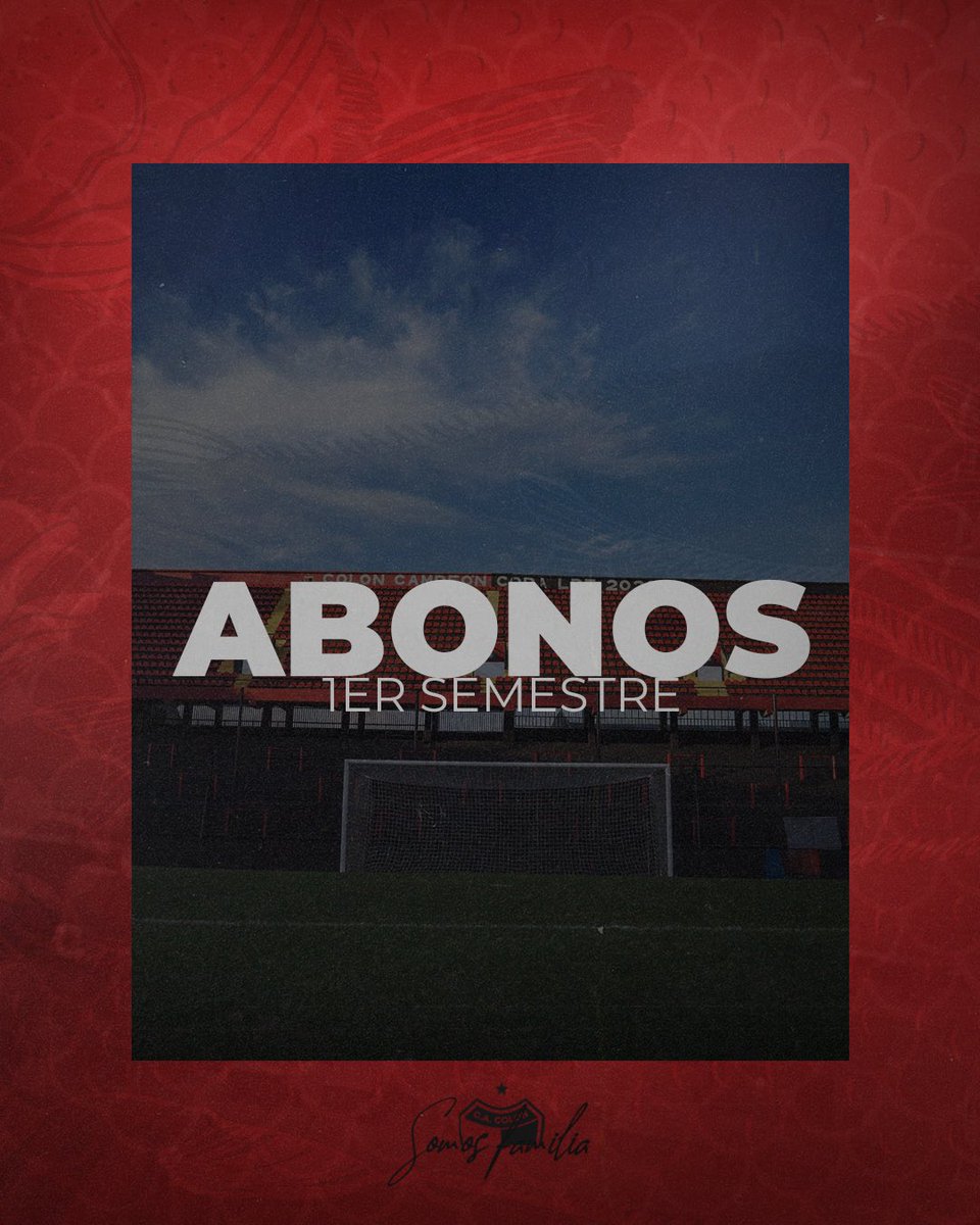 ColonOficial's tweet photo. ⚠️ VENTA DE ABONOS A PARTIR DEL JUEVES 11 DE ENERO.

#SomosFamilia
#ConColónSiempre https://t.co/KZ0BQ2hgWe