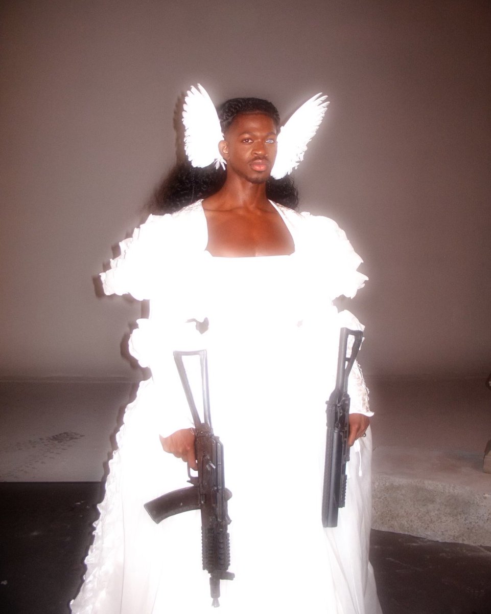 PopCrave's tweet image. Lil Nas X for his new single, “J CHRIST,” out this Friday.