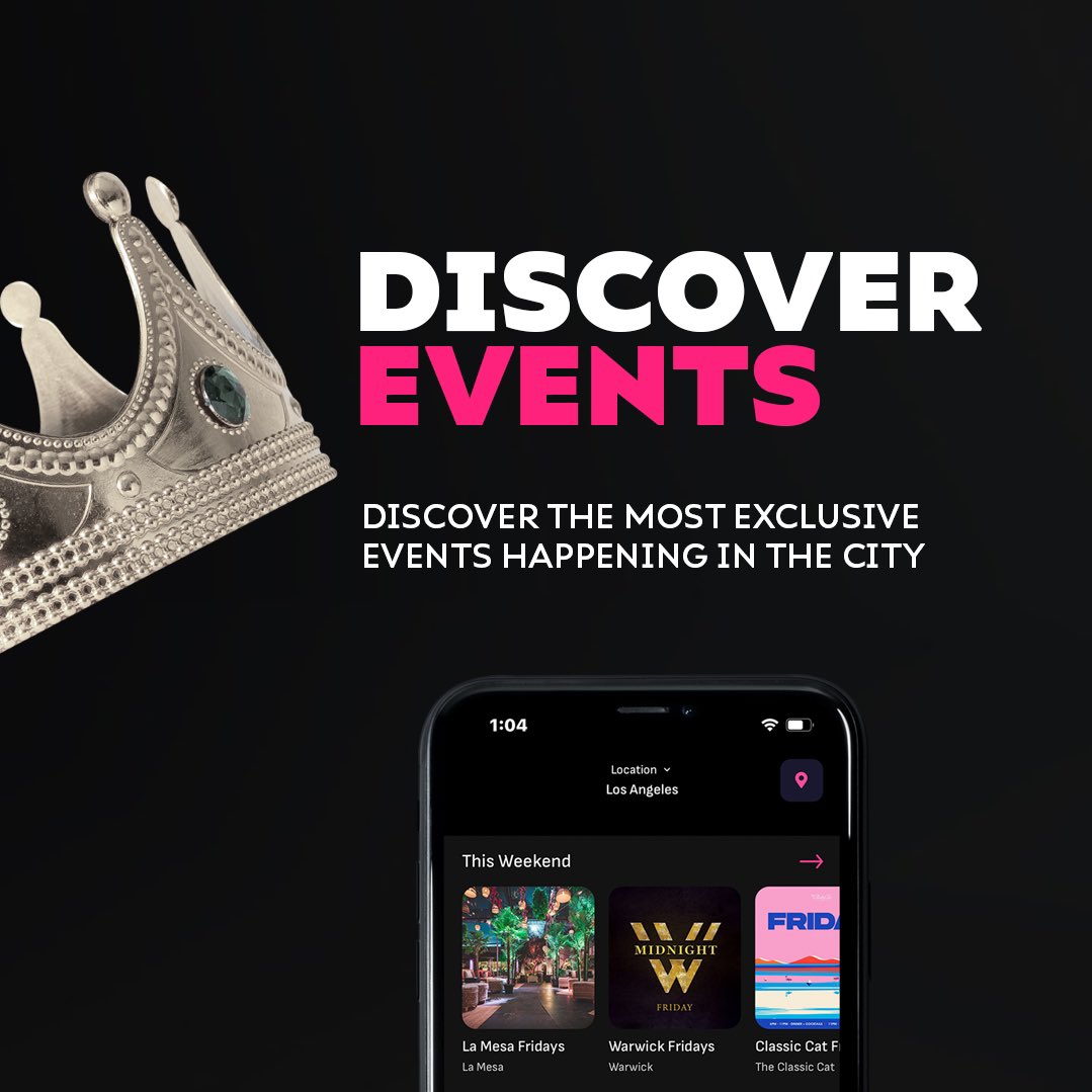 PartyPopperapp's tweet image. City vibes at your fingertips!🌆

Scroll, discover, and conquer the night!📲

Unleash the power of Party Popper – find epic events, join guest lists, and let the good times roll!🥂
————————————
Download Party Popper now📲