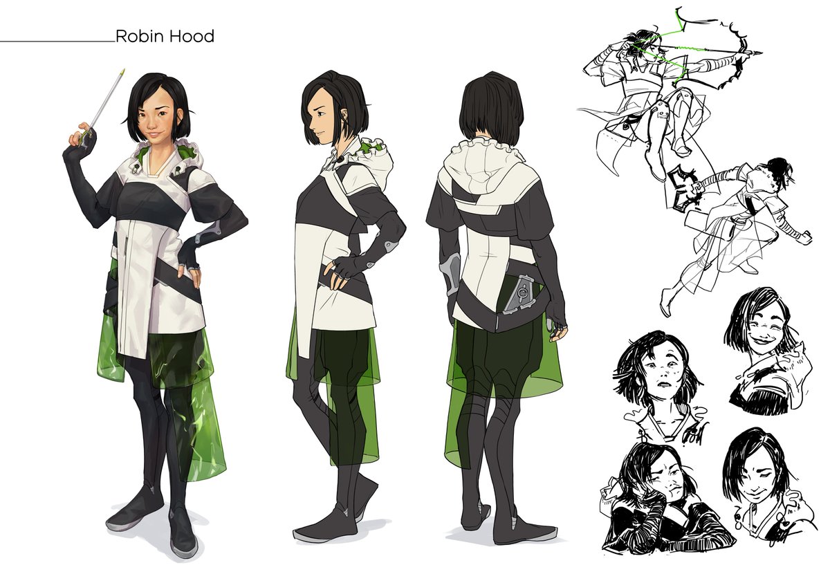 Hello #PortfolioDay ! I'm a concept artist who loves fashion and documentation! currently looking for work :) You can see the rest of my portfolio at artstation.com/bopx