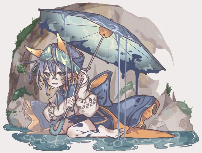 #イラスト  ウミウシくん