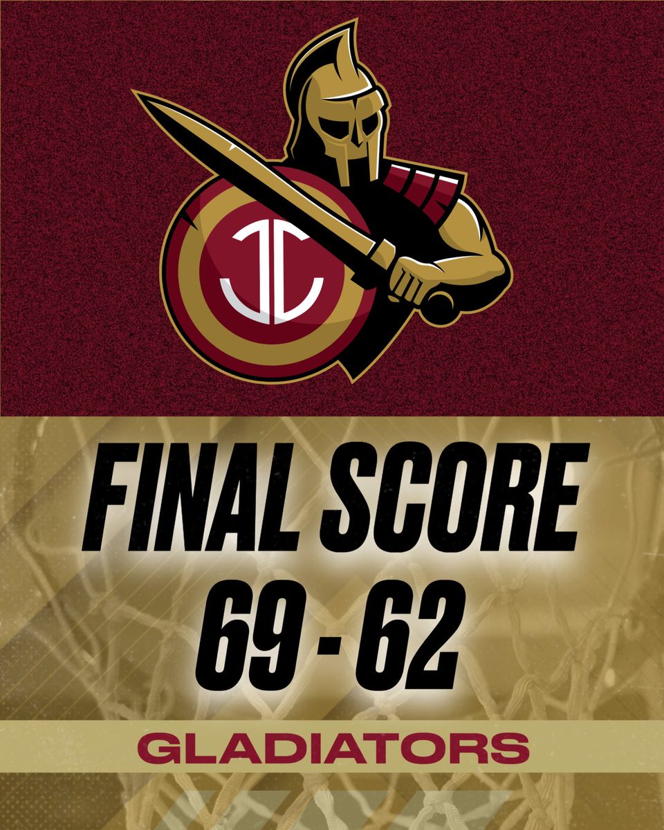 Big region win in OT tonight! Appreciate the @JCGladiatorArmy for showing up big. Stats will be posted tomorrow.