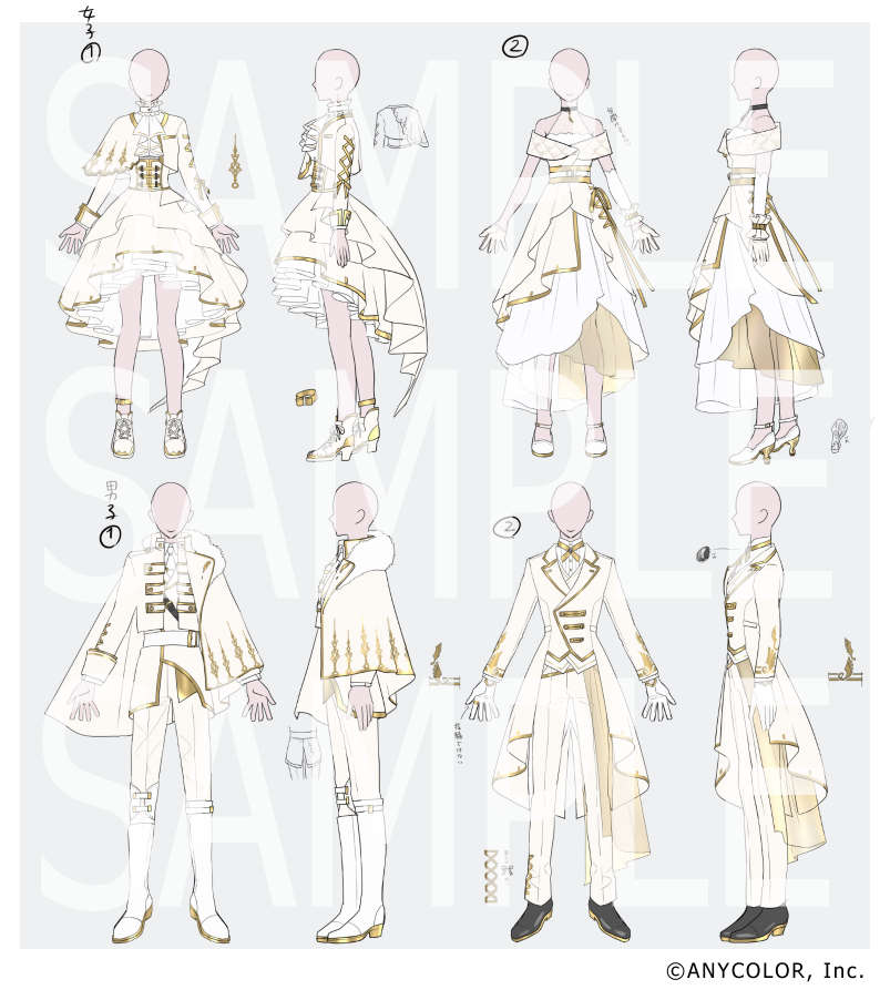 にじさんじ 6周年 衣装