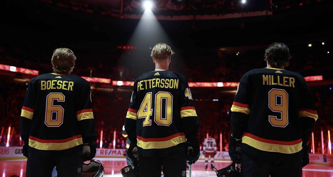 canucksplace's tweet photo. This line is getting out of hand. Just torched the three NY teams consecutively.. https://t.co/WLwkA7Ez6E