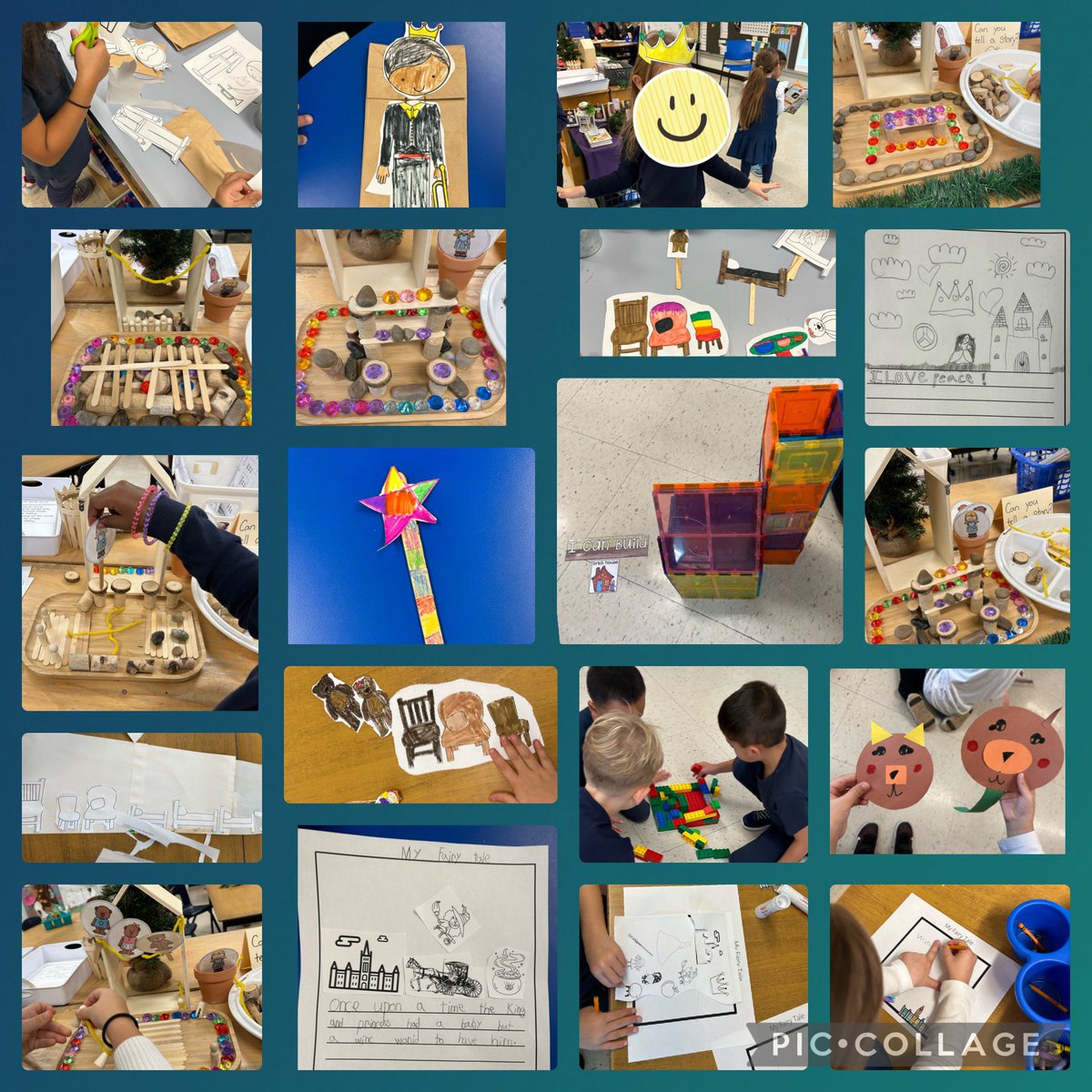 Our Fairy Tale study was context for social studies units in both grades - 
Gr1: changing roles, responsibilities, relationships, and  SKs: social skills (getting along, cause &amp; effect). Ss enjoyed reading the stories and retelling them through writing &amp; the arts! 👑🏰 <a href="/smiycdsb/">St. Mary Immaculate CES</a>
