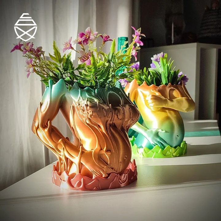 esun3dfilament's tweet image. #3dprinted Female Deity Vase by @pipe.cox using eSUN PLA silk rainbow on #bambulab #P1P 
#stl available on #cults3d 
.
.
.
#3dprinting #3dprint #3dmodel #3dmodeling #3ddiy #esun #pla #3dmaker#vase #flowerpot #patreon #silk #esun3dfilament