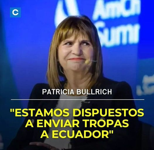 No pudieron poner techos tras la emergencia del temporal en Bahía Blanca y quieren mandar tropas a Ecuador???? Todo es un deliriooooo