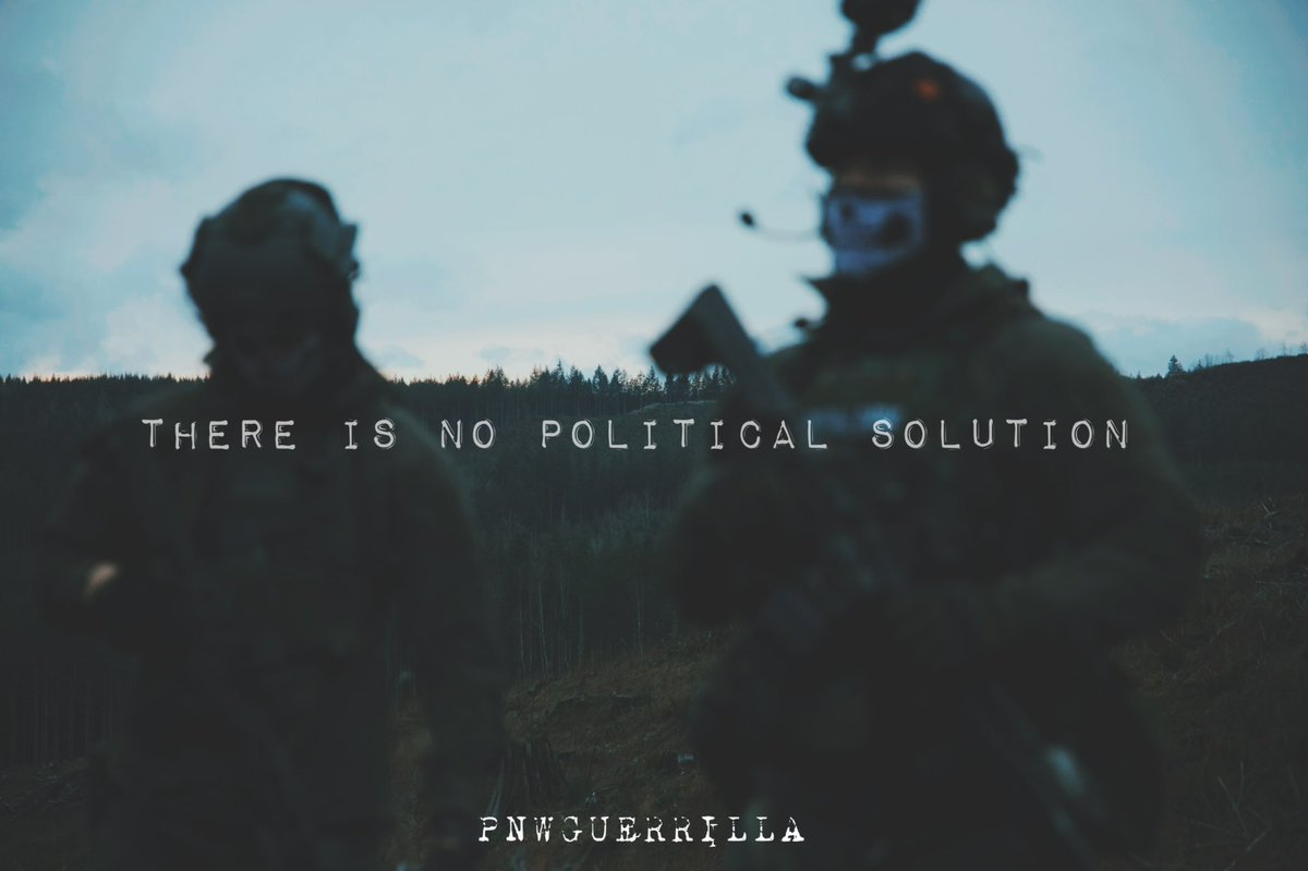 pnwguerrilla's tweet photo. You can’t vote your way out of this.

Start training and preparing. https://t.co/hqjsdfX9eE