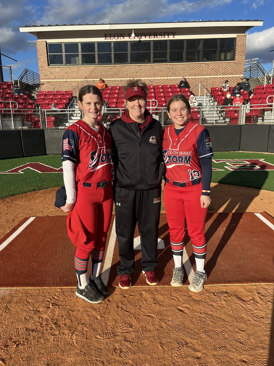 Thanks Coach Kathy for a great camp at Elon this weekend. <a href="/ElonSoftball/">Elon Softball</a> <a href="/swstorm_navy/">south wake storm navy</a>