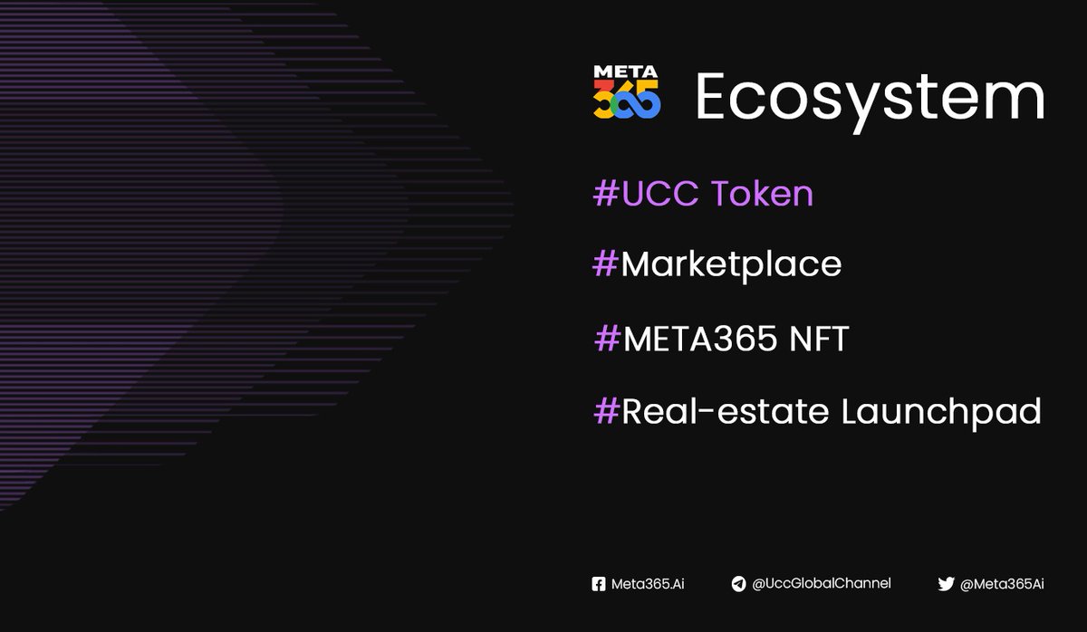 Vestiiofficial's tweet photo. The metaverse awaits! 🔥
META365 equips you with $UCC, a bustling Marketplace, epic META365 NFTs, & a launchpad for real estate dominance. 💥🌍
Don't be a spectator, be a player! Join META365 NOW! #META365 #TimeToLevelUp #MetaverseRevolution https://t.co/7OXMDnVj1j