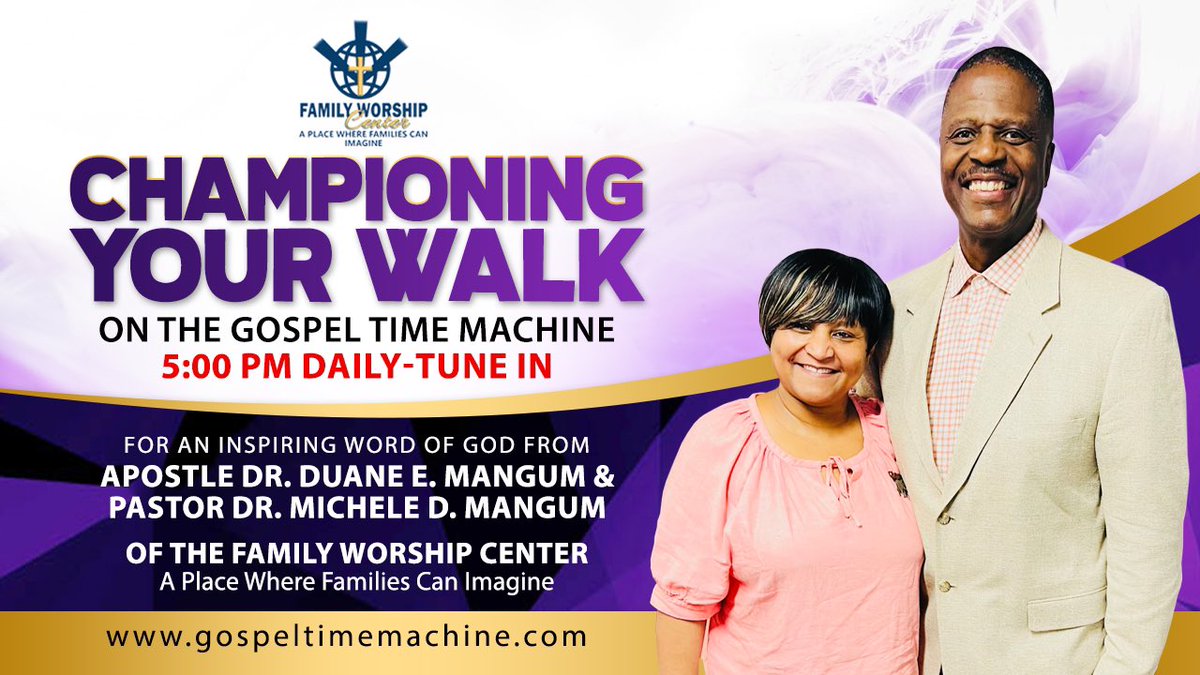 i_blend1's tweet photo. Looking to be encouraged, equipped and empowered, then look no further, tune into our inspirational radio show “Championing Your Walk” on the Gospel Time Machine daily at 5:00PM EST. @www.gospeltimemachine.com
#championingyourwalk #thegospeltimemachine #inspirationalradioshow https://t.co/KtLrxzFsfq