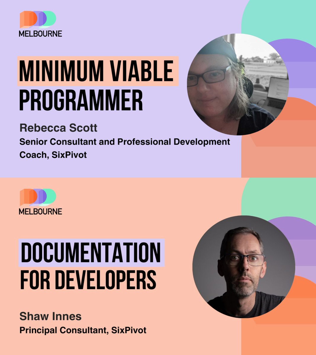 Congratulations to <a href="/becdetat/">Rebecca Scott 🏳️‍⚧️ @becdetat@tech.lgbt</a> and <a href="/shawinnes/">Shaw Innes</a> talks being voted in for <a href="/DDDMelb/">DDD Melbourne (dddmelbourne.bsky.social)</a> 🎉 We're proud you're sharing your knowledge 🙌

Check out the full agenda here: dddmelbourne.com/agenda