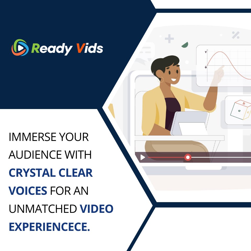 TheReadyVids's tweet image. Dive into unparalleled video experiences with crystal-clear voices, captivating your audience like never before. 🎥✨

#VideoExperience #LanguageLearning #VideoLanguageTool #LearnWithVideos #LanguageMastery #VisualLearning #SpeakSmart #ReadyVids #VideoCreation #ContentCreation