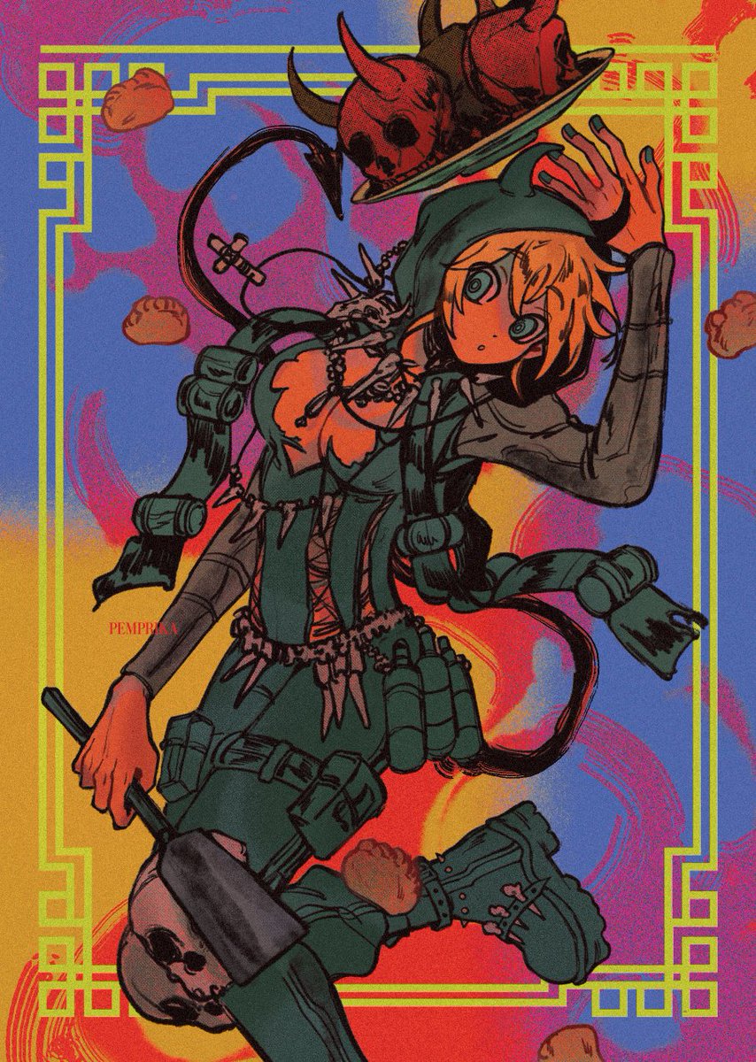 pemprika's tweet photo. celebrating dorohedoro season 2!! here's hoodie devilet nikaido for nikaido zine🥺 https://t.co/Gt52aFjX8I
