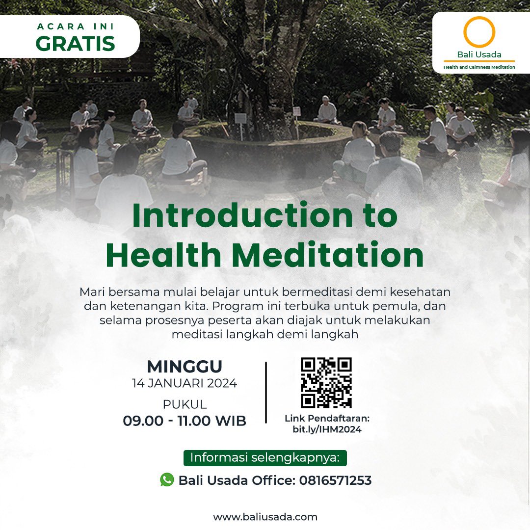 Bali Usada Health Meditation tweet media