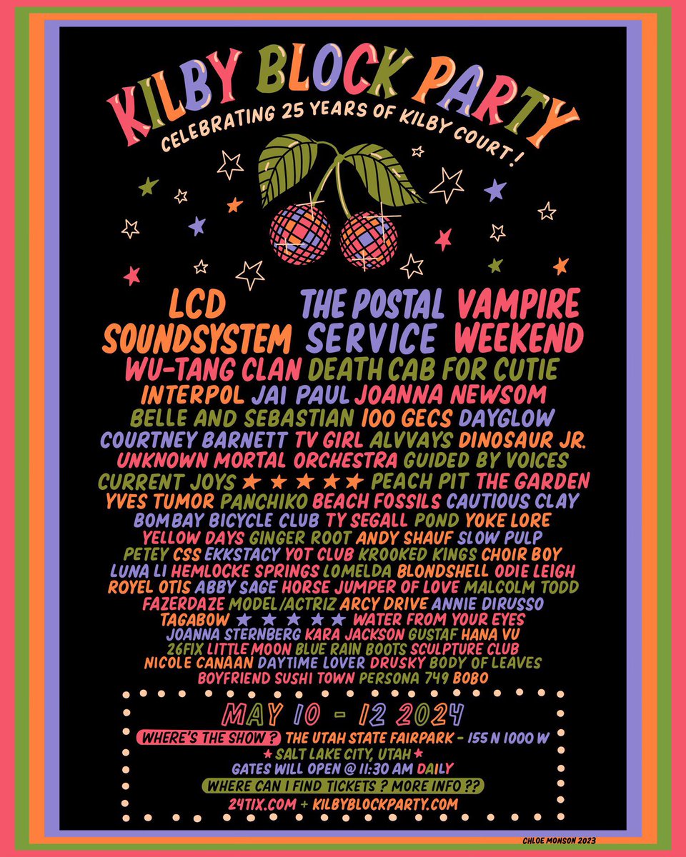 I’ve teamed up with @kilbyblockparty to send one winner a pair of tickets to the festival this year! to win: • follow @concertleaks & @kilbyblockparty • retweet more info + tickets can be found below kilbyblockparty.com