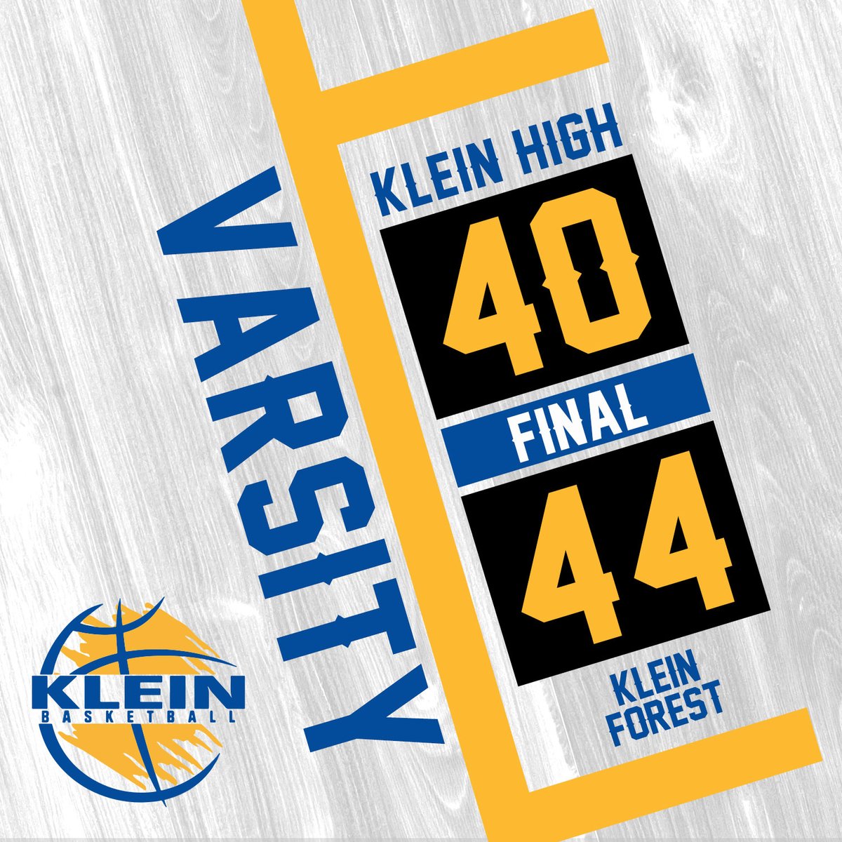 kleinbearkatsbb's tweet photo. Tough game. Varsity team came up short by four, but proud of the fight they put up tonight.

#FourPointsShort #NextGameUp #HeadHeldHigh #RespectTheGame #AlwaysLearning #BetterEveryDay
#Varistybasketball #kleinhighschool #kleinisd #highschoolbasketball #kleinbearkatbasketball https://t.co/GosdB55DkO