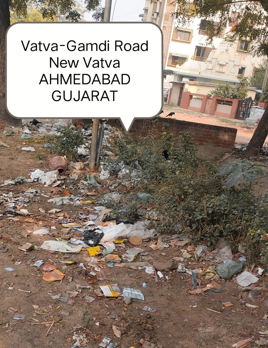 Ben10R's tweet photo. @BJP4Gujarat @narendramodi 10/01/2024

Ground Reality of #Vatva Area of @SmartCityAhd 

This is #SwachhGujarat2023 @Amc_Gujarat @LetsTalkAmdavad @AmdavadAMC @CollectorAhd @babusinhbjp @CMOGuj @PMOIndia @BJP4Ahmedabadd https://t.co/BWQJhEf9Sp