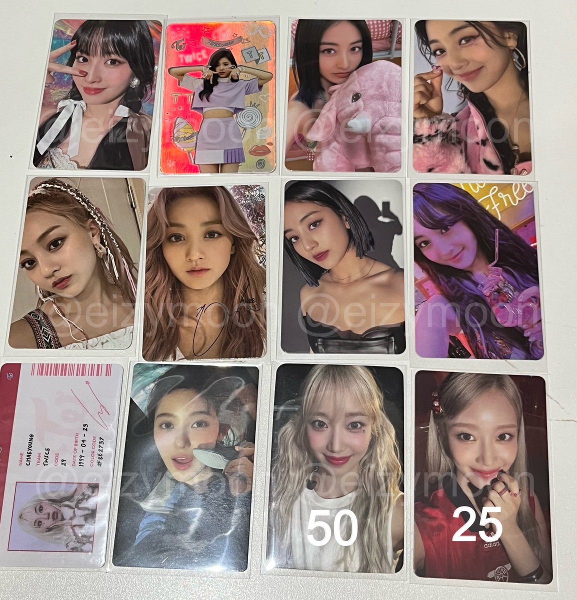 eizymoon's tweet photo. ❄️troco / vendo❄️
-troco por winter (aespa) wl no pv
-momo e jihyo assinatura só por prios 
-vendo APENAS os com valores na imagem! valor sem frete 
-troco apenas com quem tenha feedbacks https://t.co/nDtIN7rD7O