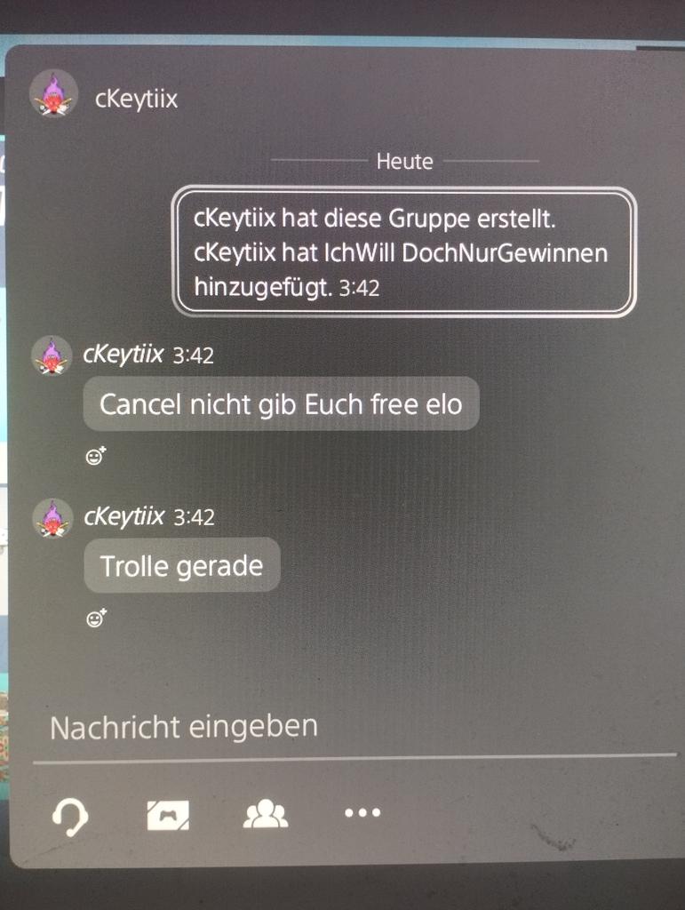 Man geht aus GTA um 4uhr raus, will eine runde r6 versuchen ob man ein Match findet und man kriegt direkt solche Nachricht weil man aus Match geworfen wird schade #RIP 11 WIN STREAK
<a href="/DeadSinShennkZ/">Jere🌬️</a> @Ensaity_ <a href="/tscuxyy/">Scuxyy🦧🐢</a> <a href="/BigKenqii/">KenqiiDEMON</a>