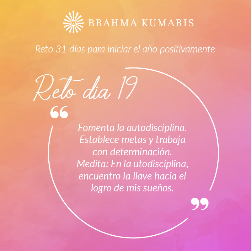 Brahmakumariscr's tweet photo. Reto 31 días para iniciar el año positivamente
Reto día 19: Fomenta la autodisciplina
🔸Comparte 🔸 Déjanos un ♥️
#retopositivo #reto31dias #iniciaelañobien #practicalacompasion #pazinterior #virtudes #nuevavision #nuevaactitud #brahmakumaris https://t.co/MKt6bxSEgX