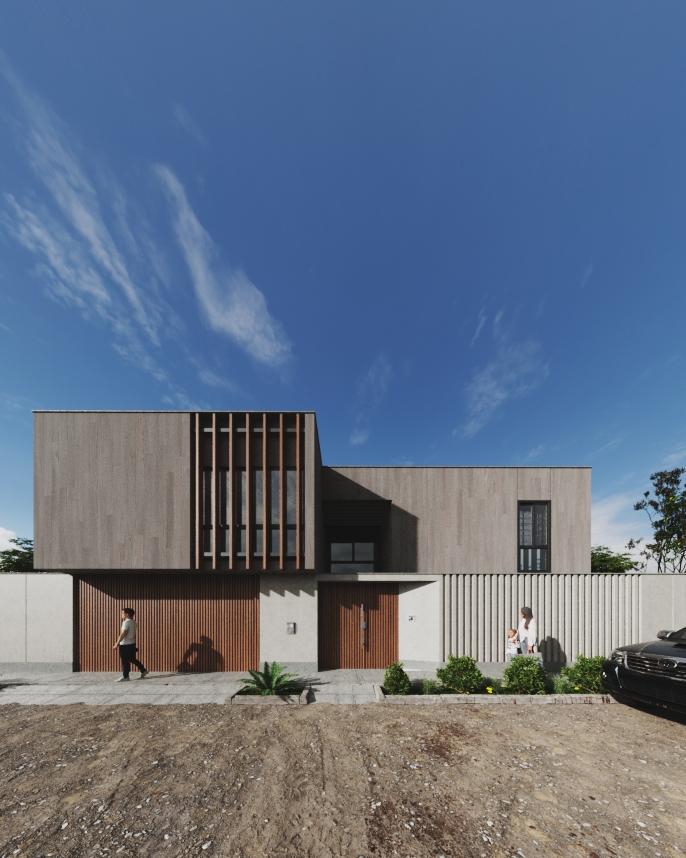 ArquitectosAram's tweet photo. ¡Descubre nuestro último proyecto! Diseñamos una casa única en esquina en la ciudad de Pimentel, en un lote de 350 m2. Hemos fusionado la elegancia de la madera, la innovación del micro cementos y la modernidad de las carpinterías de aluminio negro en las ventanas. https://t.co/sEdrqLqzSF
