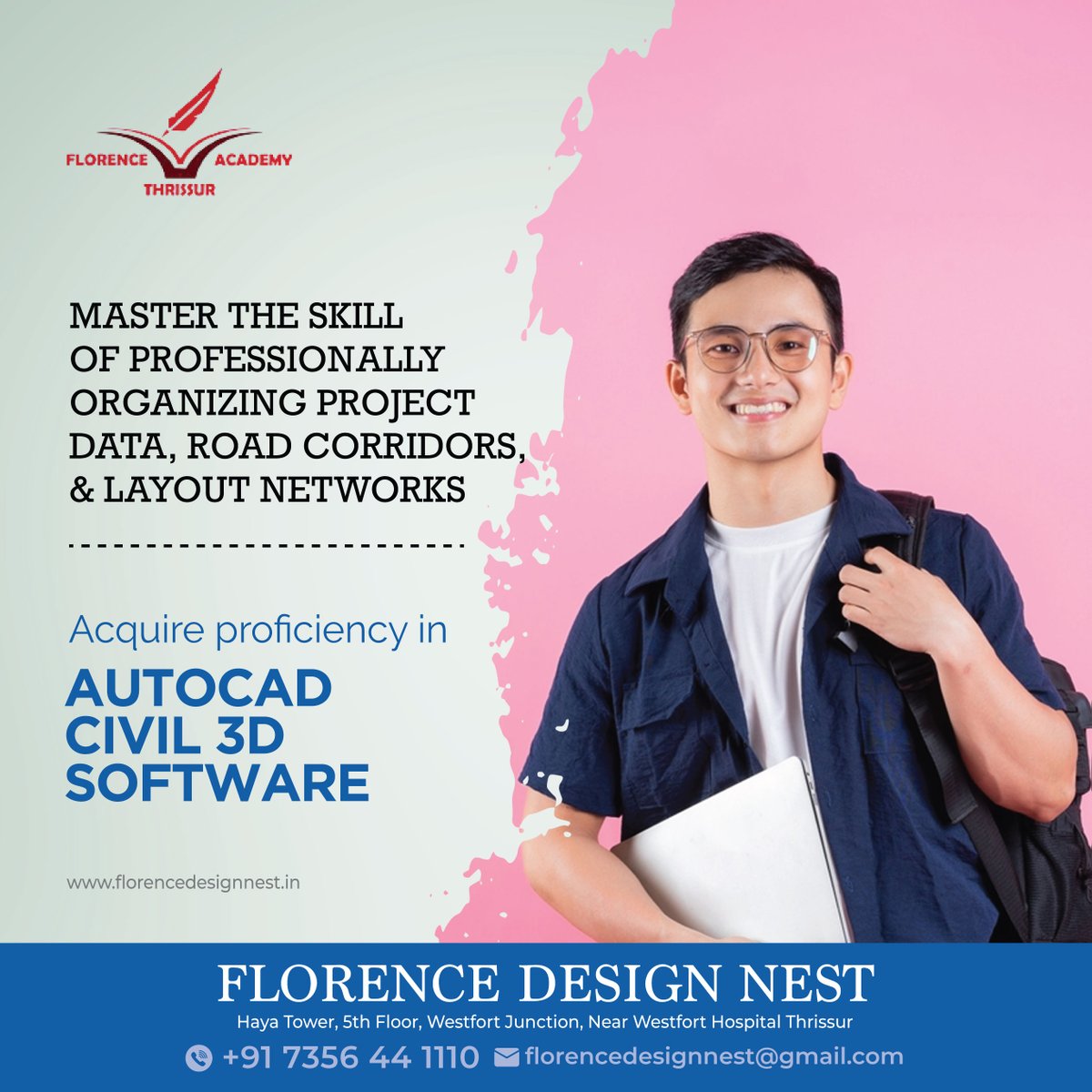 NestFlorence's tweet image. Florence Design Nest enhances design accuracy with AutoCAD Civil 3D software, transforming visions into reality through innovative and efficient sculpting, modeling, and engineering. #FlorenceDesignNest #AutoCADCivil3D #PrecisionEngineering #DesignInnovation #ArchitecturalMastery