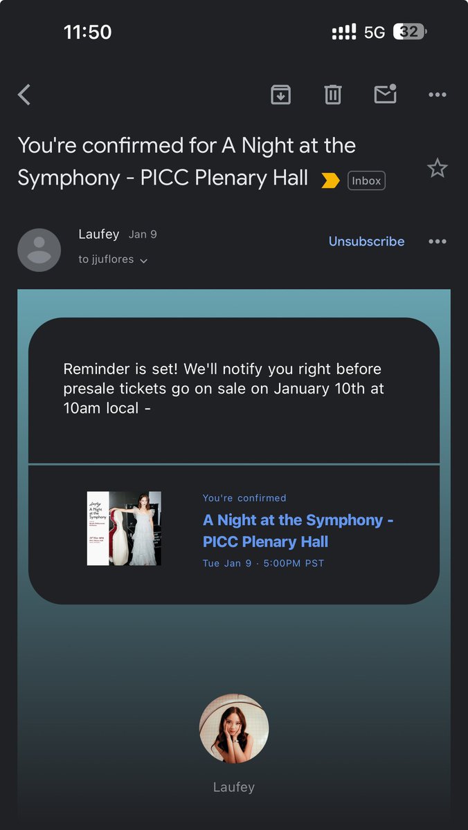 heyits__j's tweet photo. @laufey Where’s the code? :/ https://t.co/F5ArIso4Mq