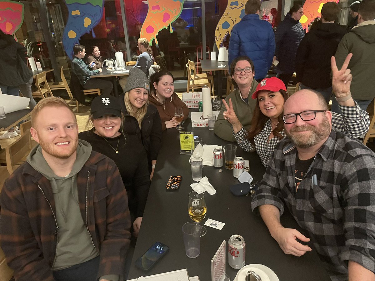 BrianRMcDaniel's tweet photo. This is what a winning Trivia team at @surlybrewing looks like!  #CarRamRod https://t.co/OGEtfV1xcr