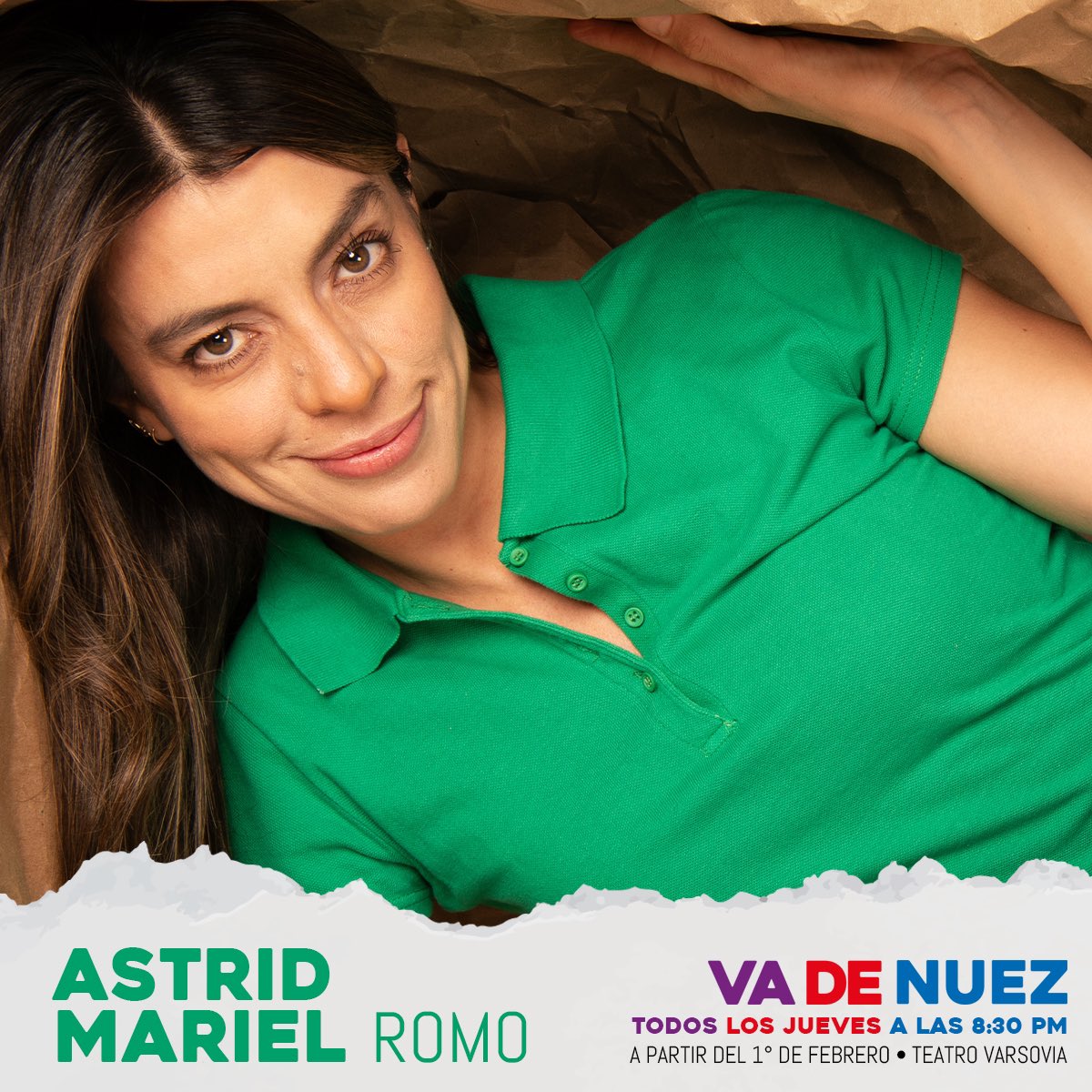 DavarMx's tweet photo. Te presentamos al elenco que conforma la nueva obra de Davar Teatro “Va de
nuez”, 4 actores, 4 historias y mucha diversión. ¡Te van a encantar!
🎟Boletos a la venta muy pronto.
🎭Estreno: 1 de febrero
👉@teatrovarsovia
#VaDeNuez #TeatroBreve #DavarTeatro https://t.co/iOSK2mul7t
