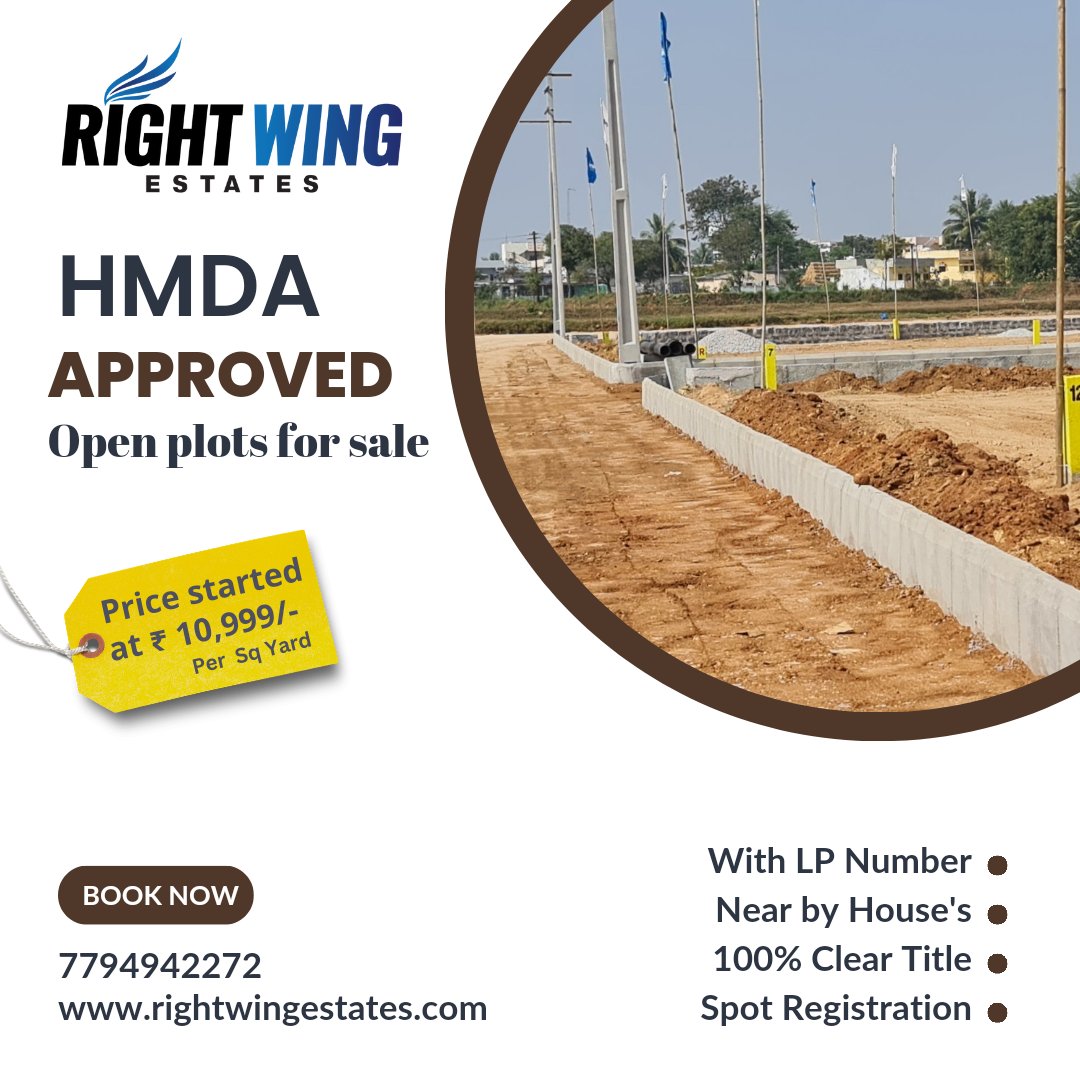 sirishag123's tweet photo. HMDA APPROVED OPEN PLOTS FOR SALE IN BIBINAGAR
.
.
.
.
#hyderabad #hmdaapprovedplots #propertyforsale #highwayfacing #warangalhighway #lowbudgetplots #investmentplotsinhyderabad #rightwingestates #spotregistration https://t.co/swO25Wgs1H