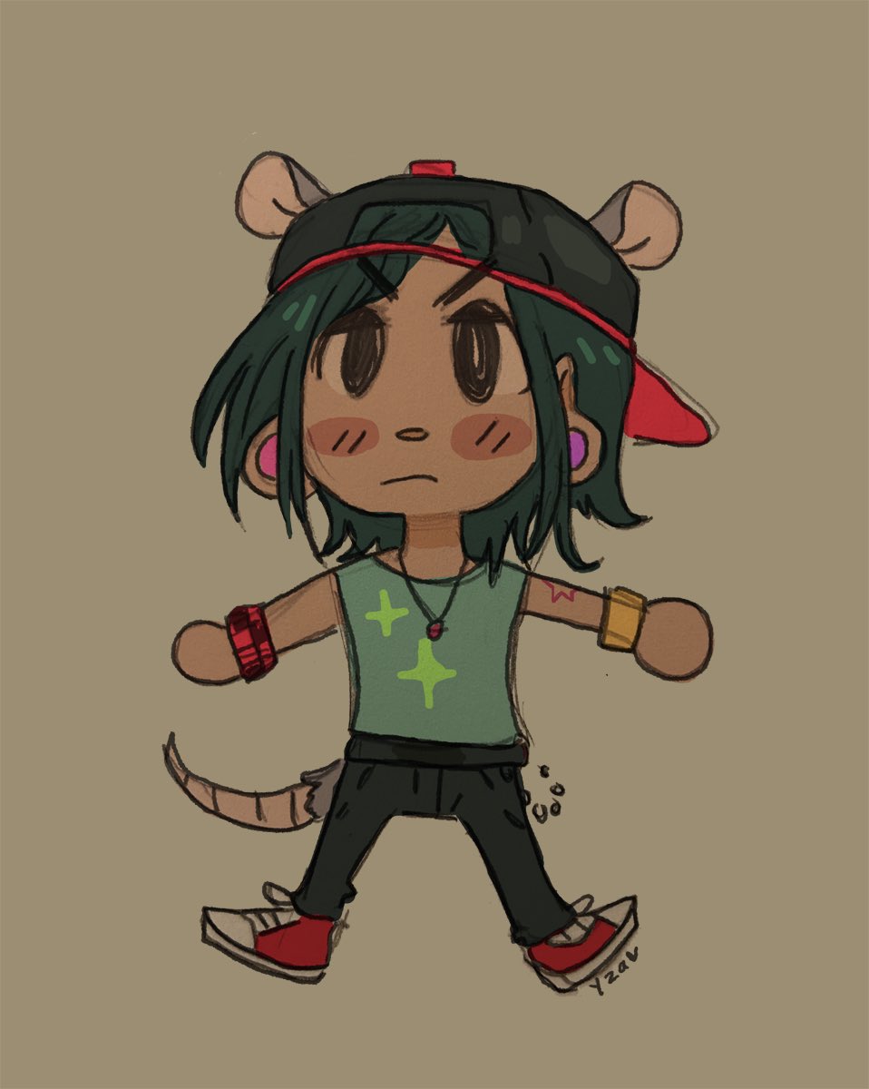 yzagart's tweet photo. ❤️‍🔥this is now a Kendal and company thread❤️‍🔥
here’s more somewhat of an intro of my were-rodent guy, Kendal! can’t wait to draw more of him especially when y’all get to meet Gabe :> and the other band members too!! ⚡️⚡️⚡️ https://t.co/IZnGRQ6hm2