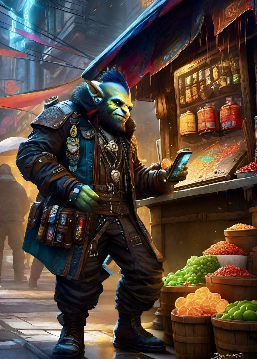 Delerat7's tweet photo. Updating my buddy @TrollEnchilada with some updated art
Enjoy 😉
Shadowrun Art concepts
#Shadowrun #Cyberpunk #ShadowrunRPG #AiArt #AIArtistCommunity https://t.co/EfZHDSncA5