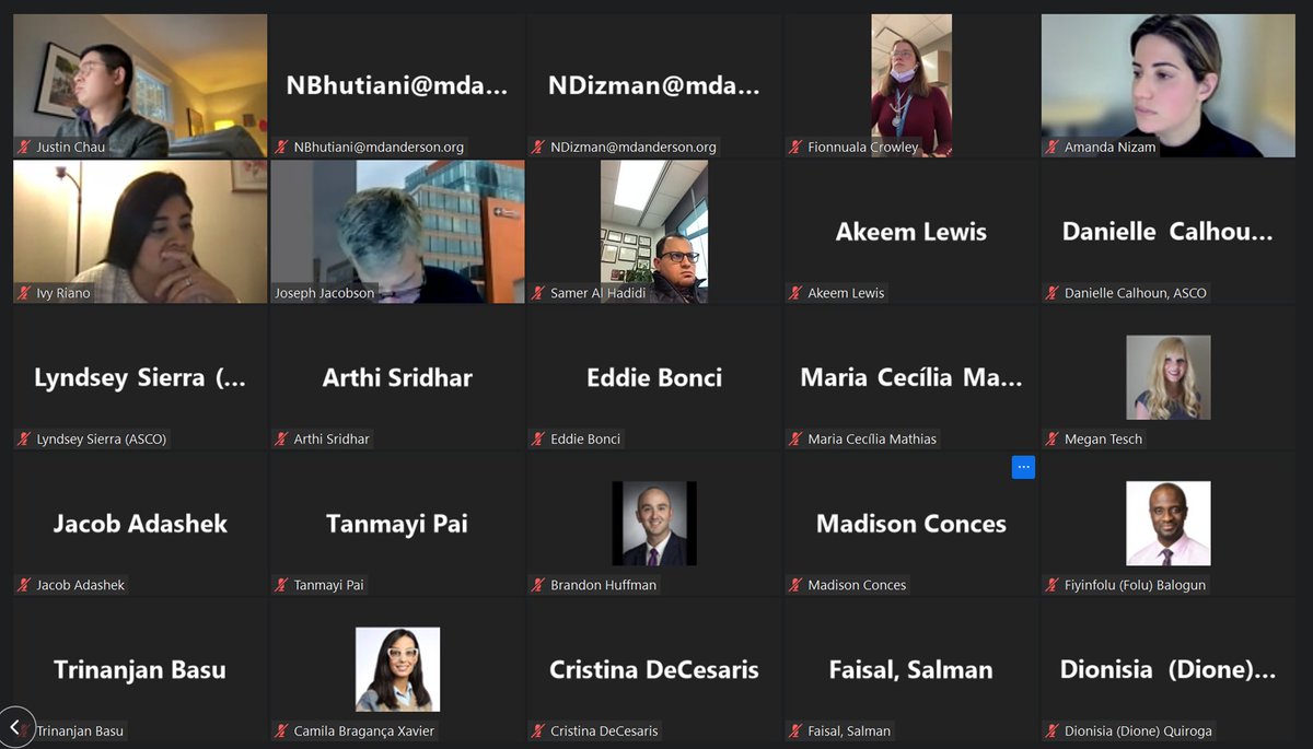 The <a href="/ASCO/">ASCO</a> #TECAG is hard at work, getting ready for #ASCO2024!!
📢If you're interested in joining this 🔥phenomenal group of oncologists, consider applying! volunteer.asco.org/application
➡️Deadline:  January 31, 2024 for the 2024-2025 cohort.⏰

<a href="/FernandoDiazMD1/">Fernando Diaz, MD</a> <a href="/AnaVManana/">Ana I. Velázquez Mañana, MD, MSc, FASCO</a> <a href="/ramsedhom/">Ramy Sedhom, MD, FASCO</a>