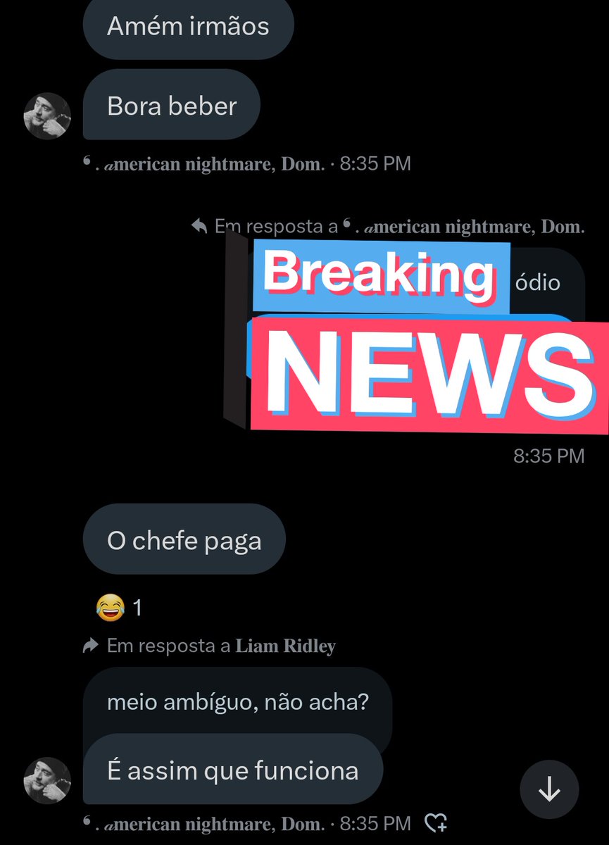 hoje é uma noite feliz graças ao nosso chefe