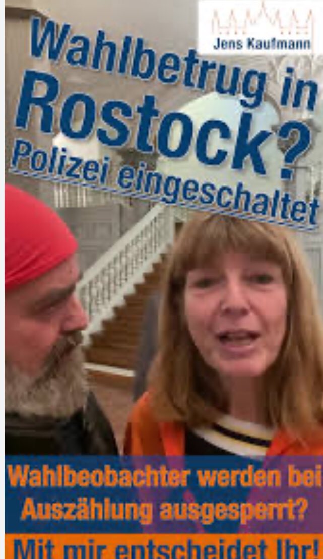 DerNorb's tweet photo. Der Wahlkampf von #Kaufmann, #Basispartei gesponsert, endete mit einer krachenden Niederlage für ihn.
Am Wahlabend war „rein zufällig“ im Rathaus #Rostock bei seiner „Wahlkampfmanagerin“ der aktuelle Vorsitzende der Partei, Sven #Lingreen, anwesend, Nachfolger von #Füllmich!
⬇️ https://t.co/CtjZ9QGrvo