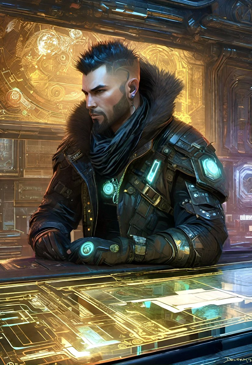 Delerat7's tweet photo. Shadowrun RPG Art characters
#Shadowrun #Cyberpunk #ShadowrunRPG #AiArt #AIArtistCommunity https://t.co/GagpVdjRWo