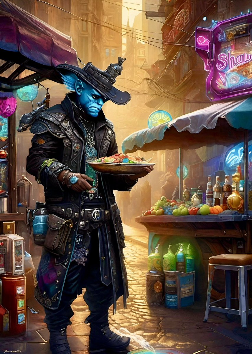 Delerat7's tweet photo. Shadowrun RPG Art characters
#Shadowrun #Cyberpunk #ShadowrunRPG #AiArt #AIArtistCommunity https://t.co/GagpVdjRWo