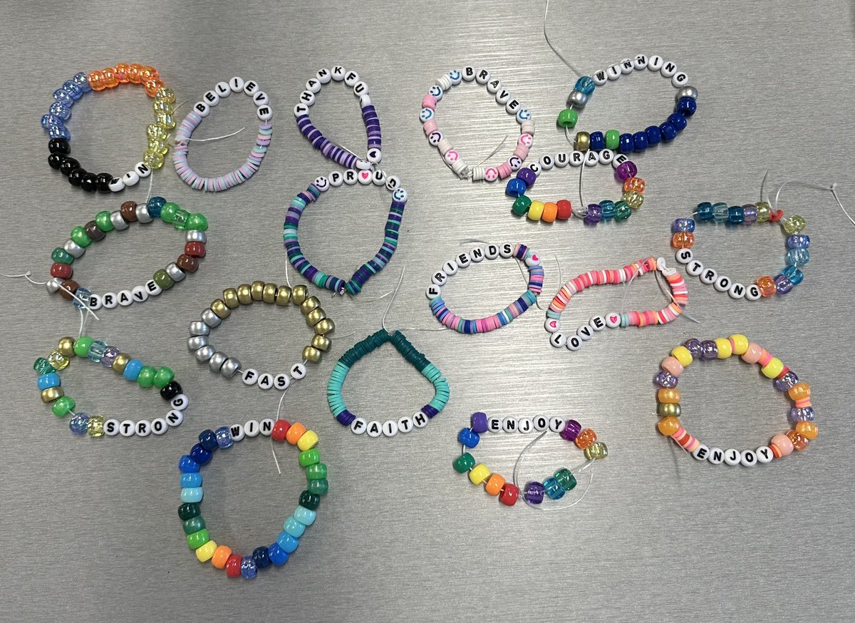 MrsOlsensClass's tweet photo. Today we read the book One Word for Kids. Students discovered their one word for 2024 and then created bracelets as a reminder. Some of their ideas were winning, faith, love, strong, brave & trust. What is your one word for 2024? #euclidexplores #onewordforkids https://t.co/DWWqD768qv