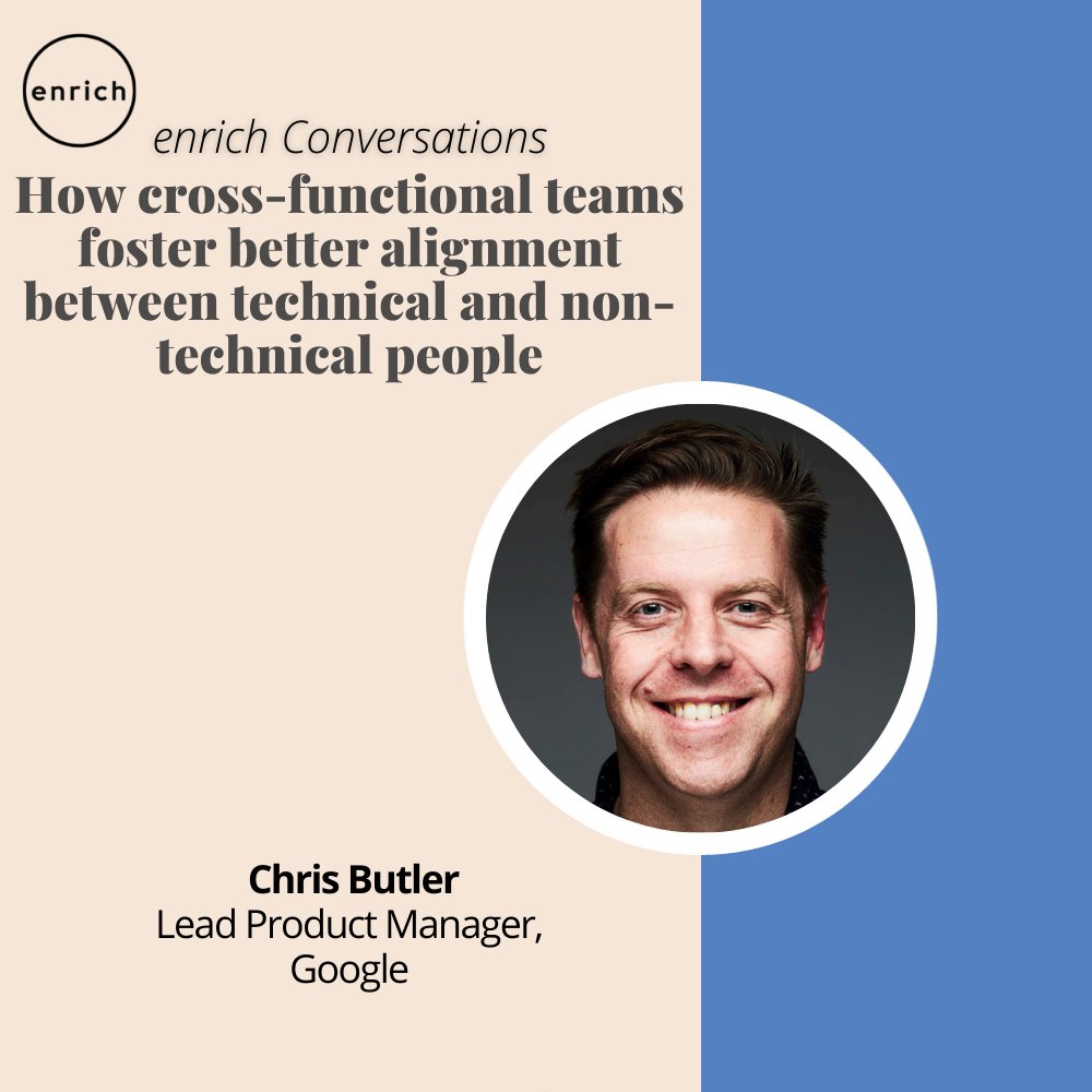 How cross-functional teams foster better alignment between technical and non-technical people Join Chris Butler (@chrizbot), Lead Product Manager at @Google on Jan. 24th at 10am PT RSVP: lu.ma/pik28oba #peerlearning #leaders #crossfunctionalteams #leadership