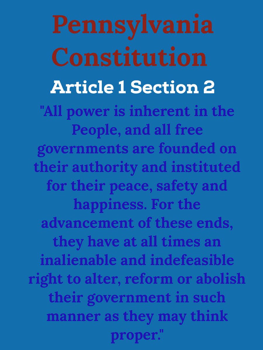 VirtueLibertyPA's tweet photo. #Pennsylvania #stateconstitutions #gettingsmokeyinhere #highestlaws #learnwiththebest #DavidJose #foundingfathers #ConstitutionalRepublic https://t.co/BCeRj3eCYW
