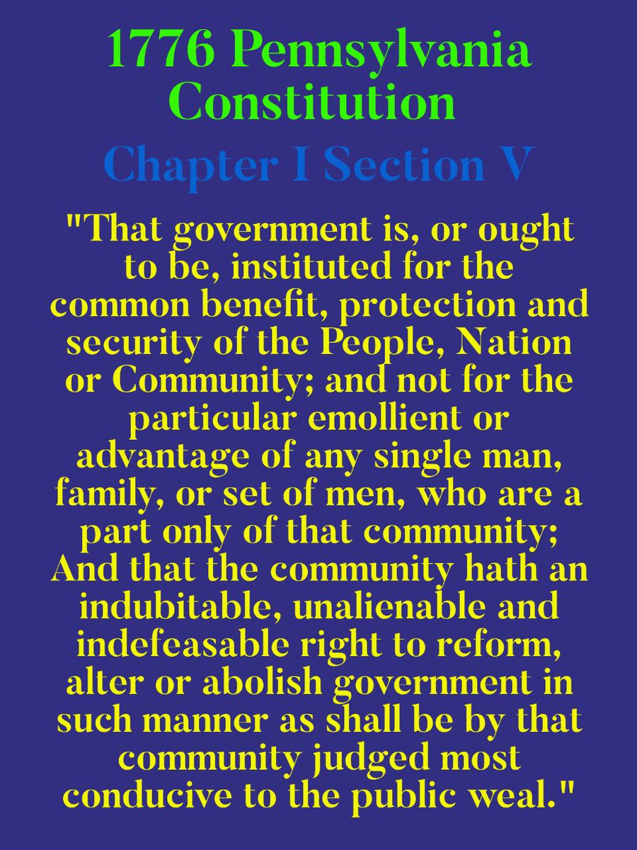 VirtueLibertyPA's tweet photo. #Pennsylvania #stateconstitutions #gettingsmokeyinhere #highestlaws #learnwiththebest #DavidJose #foundingfathers #ConstitutionalRepublic https://t.co/BCeRj3eCYW