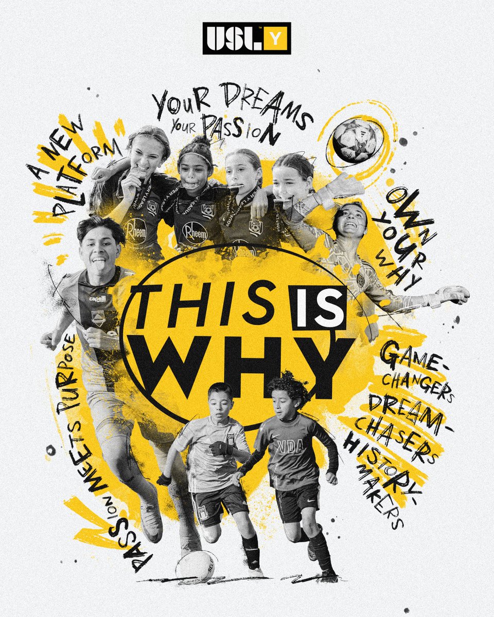 usl_youth's tweet photo. Built for the game-changers, dream-chasers and history-makers.

This is USL Y 🙌 https://t.co/IiqXlj2NG4